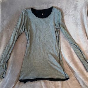 Lululemon reversible long sleeve cotton shirt